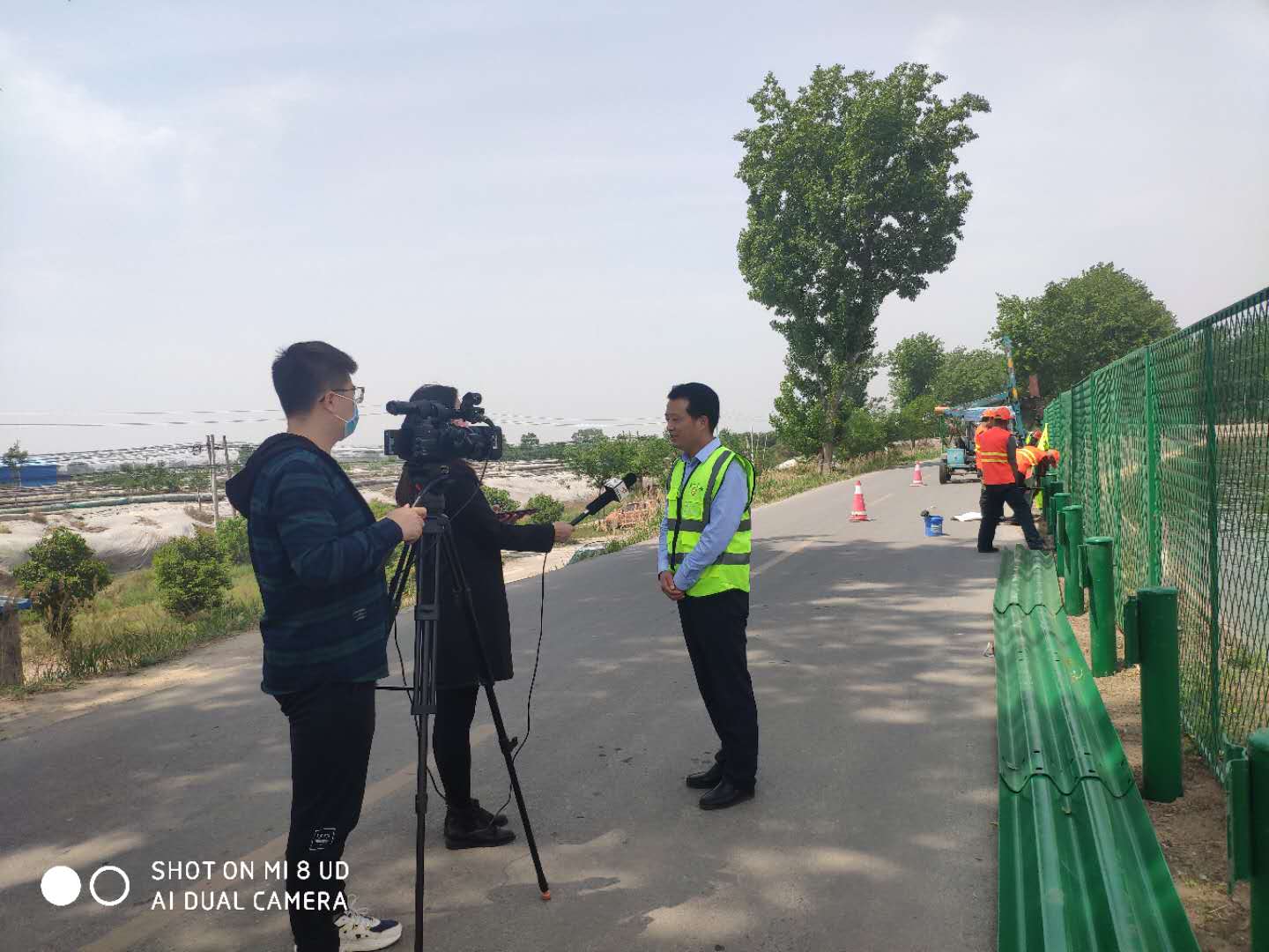 咸陽電視臺采訪西安藝達(dá)交通設(shè)施設(shè)備有限公司